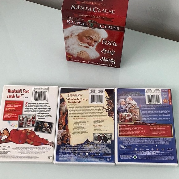 Disney Tim Allen The Santa Clause DVD Box Set 1, 2, 3 collection movies set EUC - Picture 8 of 10